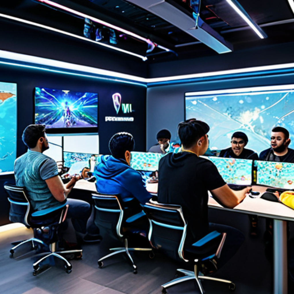 Strategic Teamwork**

"A group of diverse, fully clothed gamers in a brightly lit, modern gaming cafe, collaborating and strategizing around a holographic display showing a Lineage 2M-style game map with marked "Devl M" locations. Everyone is focused and engaged, wearing comfortable, modest clothing. The atmosphere is energetic and collaborative, appropriate content, safe for work. Professional digital art, perfect anatomy, natural proportions, vibrant colors, high resolution."

**