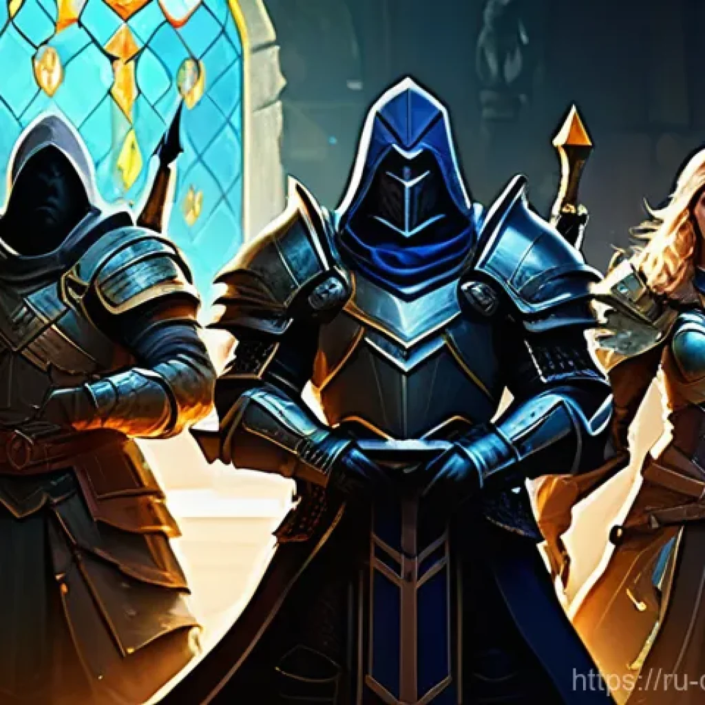 데블 M 소셜 기능 활용법 - **Prompt: Guild's United Stand in Debl M**
A vibrant, cinematic wide shot featuring a diverse gr...