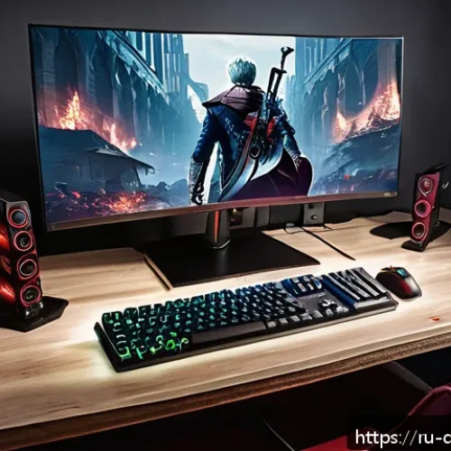 Home 26 데블 M 플레이 시간 제한 - A dynamic gaming setup featuring a focused gamer in a cozy, well-lit room with a modern ergonomic ch...